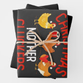 Frohe Weihnachts Mutter Cluckers Rooaster Xmas Geschenkpapier Set (Beispiel)