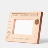 Frohe Weihnachts-Name Geätzte Rahmen (Links)