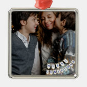 Frohe Weihnachts-Navy-Schlagzeug Ornament Aus Metall (Vorne)