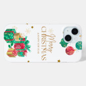 Frohe Weihnachts-Neujahrsgrüße Case-Mate iPhone Hülle (Rückseite (Horizontal))