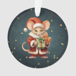 Frohe Weihnachts-Niedlich-Maus Ornament