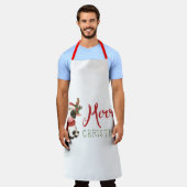 Frohe Weihnachts niedliche Kuh Schürze (Getragen)