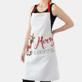 Frohe Weihnachts niedliche Kuh Schürze (InSitu)