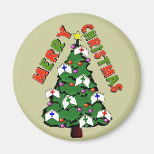 Frohe Weihnachts-Nurse-Cap-Tree Magnet (Vorne)
