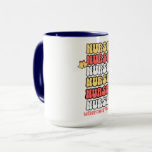 Frohe Weihnachts-Nurse-Kaffee-Combo-Tasse