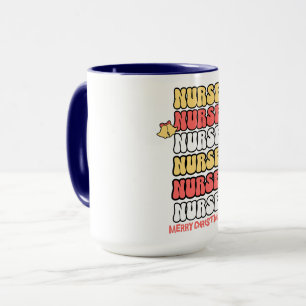 Frohe Weihnachts-Nurse-Kaffee-Combo-Tasse Tasse