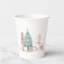 Frohe Weihnachts Nutcracker Ballet Watercolor Baby Pappbecher