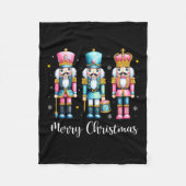 Frohe Weihnachts Nutcracker Ballett Weihnachten We Fleecedecke (Vorderseite)