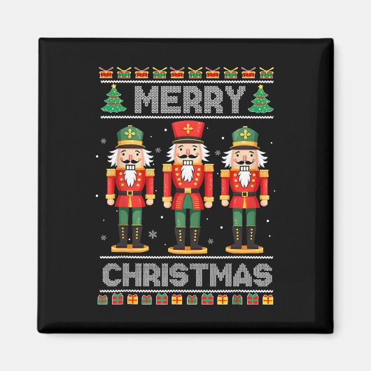 Frohe Weihnachts Nutcracker Ballett Weihnachten We Magnet (Vorne)