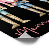 Frohe Weihnachts Nutcracker Ballett Weihnachten We Poster (Ecke)