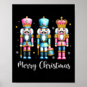 Frohe Weihnachts Nutcracker Ballett Weihnachten We Poster (Vorne)