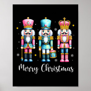 Frohe Weihnachts Nutcracker Ballett Weihnachten We Poster