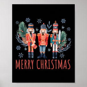 Frohe Weihnachts Nutcracker Ballett Weihnachten We Poster