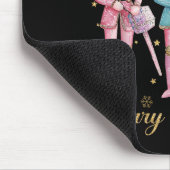 Frohe Weihnachts Nutcracker Coquette Nk Bow Xmas H Mousepad (Ecke)