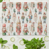 Frohe Weihnachts-Nutcracker-Feiertage Geschirrtuch (Gefaltet)