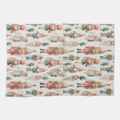 Frohe Weihnachts-Nutcracker-Feiertage Geschirrtuch (Horizontal)