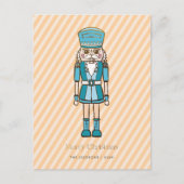 Frohe Weihnachts-Nutcracker Feiertagspostkarte (Vorderseite)