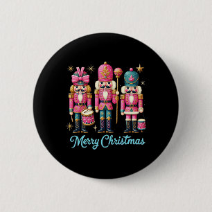 Frohe Weihnachts Nutcracker Freunde Familie Matchi Button