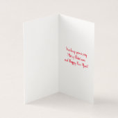 Frohe Weihnachts-Nutcracker-Grußkarte (Innenseite)