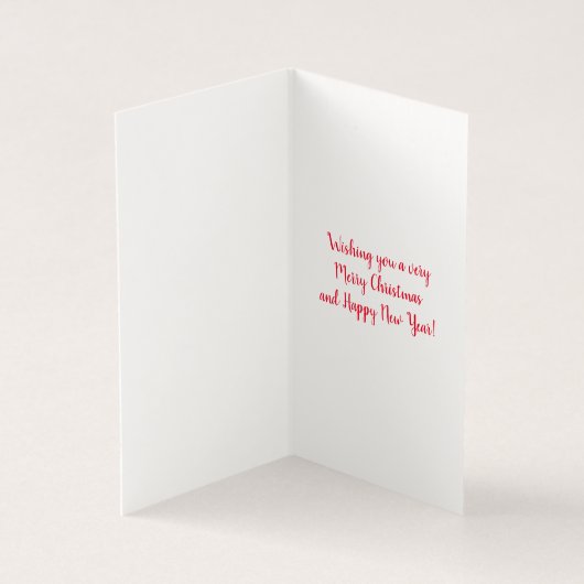 Frohe Weihnachts-Nutcracker-Grußkarte (Innenseite)