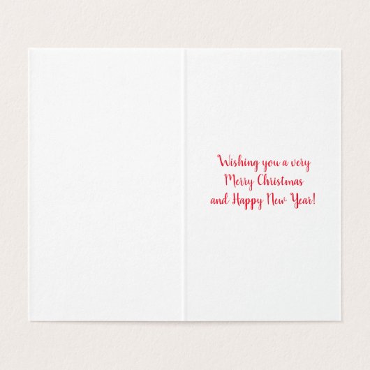 Frohe Weihnachts-Nutcracker-Grußkarte (Innenseite Aufgefaltet)