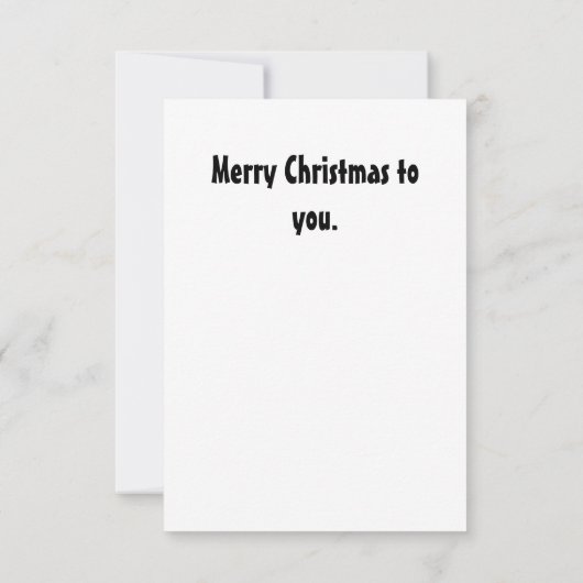 Frohe Weihnachts-Nutcracker-Karte Dankeskarte (Rückseite)