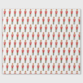 Frohe Weihnachts Nutcracker Kids Charaktere Geschenkpapier (Flach)