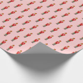 Frohe Weihnachts Nutcracker Kids Charaktere Geschenkpapier (Ecke)