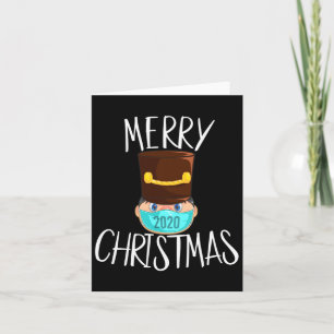 Frohe Weihnachts Nutcracker Maske Toilettenpapier  Karte