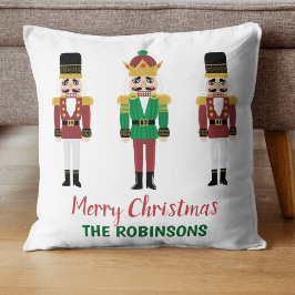 Frohe Weihnachts Nutcracker Pillow Festive Decke Kissen