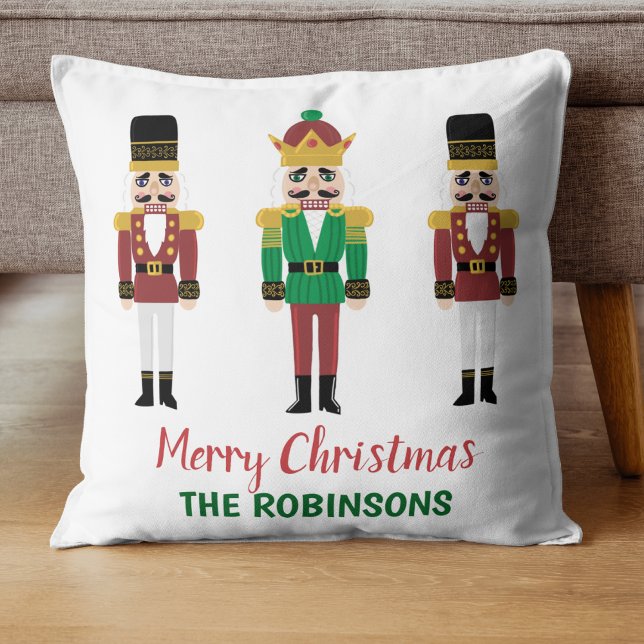 Frohe Weihnachts Nutcracker Pillow Festive Decke Kissen (Von Creator hochgeladen)
