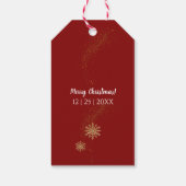 Frohe Weihnachts Nutcracker Vielen Dank Geschenkanhänger (Rückseite)