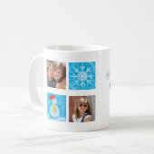 Frohe Weihnachts-Oma 2 Foto Custom Tasse (Vorderseite Links)