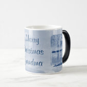 Frohe Weihnachts-Oma-Tasse Verwandlungstasse (VorderseiteRechts)