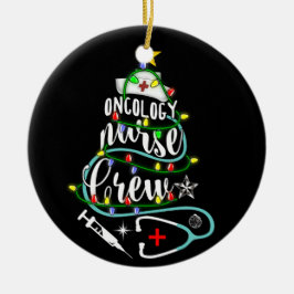 Frohe Weihnachts Onkologe Oncology Nurse Crew Keramik Ornament