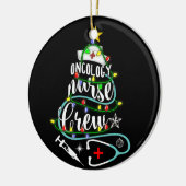 Frohe Weihnachts Onkologe Oncology Nurse Crew Keramik Ornament (Links)