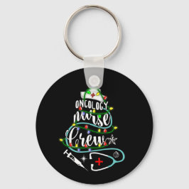 Frohe Weihnachts Onkologe Oncology Nurse Crew Schlüsselanhänger