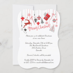 Frohe Weihnachts-Open House Einladung