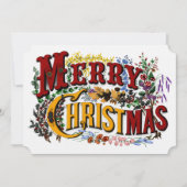 Frohe Weihnachts-Party Einladung (Vorderseite)