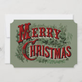 Frohe Weihnachts-Party Einladung (Vorderseite)