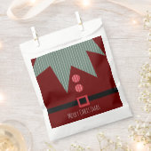 Frohe Weihnachts-Party Elf Anzug Geschenktütchen (Ausgeschnitten)