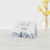 Frohe Weihnachts-Party Gruß Karte (Gelbe Blume)