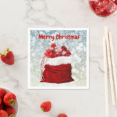 Frohe Weihnachts-Party Napkins Serviette (Beispiel)