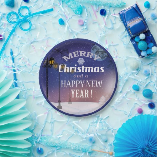 Frohe Weihnachts-Party Plate Pappteller (Party)