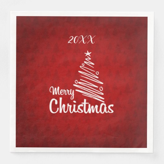 Frohe Weihnachts-Party Serviette (Vorderseite)