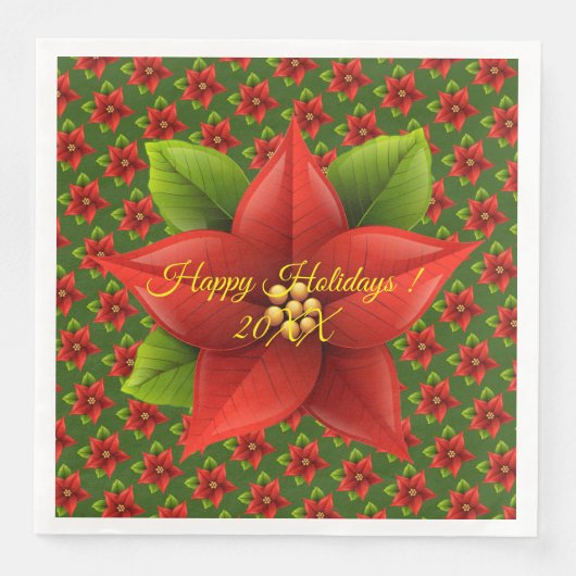 Frohe Weihnachts-Party Serviette (Vorderseite)