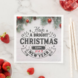 Frohe Weihnachts-Party Serviette