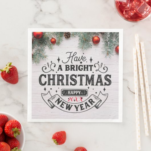 Frohe Weihnachts-Party Serviette (Beispiel)