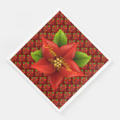 Frohe Weihnachts-Party Serviette (Ecke)