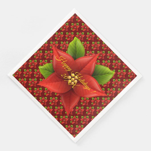 Frohe Weihnachts-Party Serviette (Ecke)